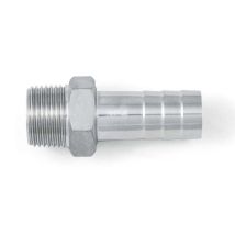 Bsp 1-1/2' Hexagon Hose Nipple / Tail - A4 (t316) Marine Grade Stainless Steel - Taper Threads (bspt / R Thread)