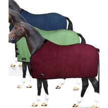 Tecno – Coperta in spugna per cavalli – Verde – 135 cm, 145 cm, 155 cm – Veste per asciugare dopo il lavoro