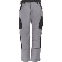 Fhb - Pantalón De Trabajo Marróno, 300 G/qm, Talla 56, Gris/negro