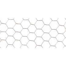 1 X 25 M Metallgewebe - 25 X 0,8 Mm Maschenweite - Sechseckstruktur - 3-fach Gedreht Nortene