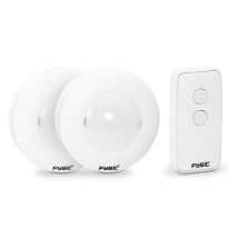 Lampada Fysic Fc-04 Senza Fili Telecomando 2 Pezzi
