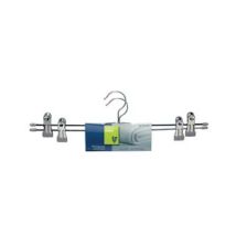 Stampella Portagonne Con Clips Cuore Casa- - Set Pz.2 - Colore Grigio - 4 Pezzi Cosatto