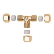 Caleffi 806310 Th - Tee Fitting For Copper Tube Ø 10x10x10 3/8"