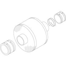 Junkers – Silencieux de gaz d'échappement DN130 complet – G105, G115, G125