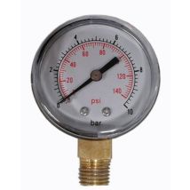 Manometro PL per Autoclave – 6 pz – Pressione massima: 0-10 bar – Compatibile con Elettropompe – ITALTECNICA