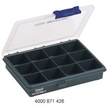 Sortimentskasten B175xt143xh32mm 12 Fächer Transparent Dunkelblau