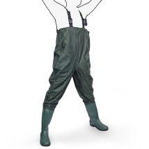 Wathose - Gr. 45 Fladen Anglerhose Angelhose Watstiefel Anglerstiefel Pvc Nylon Gummihose - Bituxx