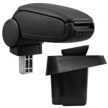 Mittelarmlehne für Suzuki SX4 und Fiat Sedici ab 2006 – Kunstleder – Schwarz – Einfache Installation – Neuware