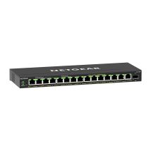 Switch Netgear 16x Ge Gs316ep-100pes Poe+ Gigabit 180w 1sfp (gs316ep-100pes)