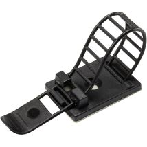 Tru Components - Wct-85 Befestigungssockel Selbstklebend, Schraubbar 1206772 Bündel-ø-bereich 22 Mm (m