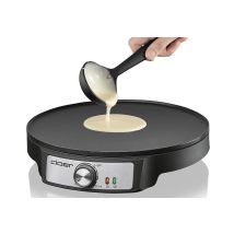 CLOER Crepesmaker 6620 – 1200 W – Ø 29 cm – Antihaftbeschichtung – inkl. Teigverteiler und Wender