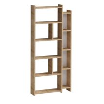 Bücherregal Aus Holz "momo" - 65 X 15 X 150 Cm - Eiche