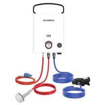 First Série Chauffe-eau À Gaz 5l/min, Chauffe-eau Instantanés Au Gaz Propane/butane Écran Led - F5 Pro-de - Butane/propane (50 Mbar) - Avec Pompe À 