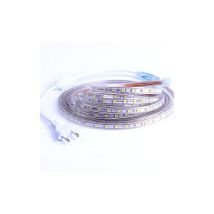Tira De Led De 2 M, Brillante, 220 V, 5050 Ip65, Resistente Al Agua, Blanco Cálido (2 Unidades)