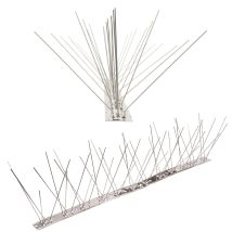 Pestsystems - 10 Meter (20 X 0,5m) Taubenspikes 5-reihig Auf V2a-flexleiste - Hochwertige Lösung Für Vogelabwehr Taubenabwehr Edelstahl Spikes