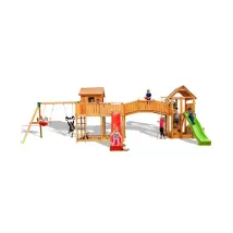 Maxi Set In Legno Fungoo Smile Farm Parco Giochi Da Giardino