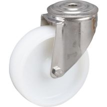 Edelstahl-schwenkrollen Mit Kunststofflauffläche Tente 8470uoo125p3013