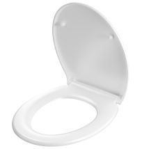 Cecipa Max Wc-sitz Für Erwachsene, Toilettendeckel Softclosing Quickrelease, Antibakteriell Duroplast, Bis 250 Kg, Verstellbaren Scharnieren, Oval, 
