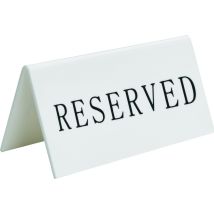 Securit Reservierungsschilder Weiß 10 X 4,5 Cm