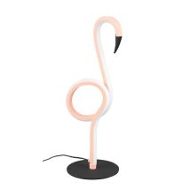 Trio Lámpara De Mesa Led Flamenco Rosa 35 Cm Rosa