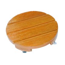 Runder Rollständer Aus Holz "flora Roll Lasure" - 40 Cm Nortene