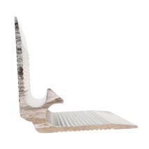Ondee - Zen - Profilé Panneau Mural D'Angle Intérieur Chromé 4mm