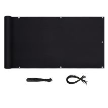 Sekey Balkon Sichtschutz Balkonabdeckung Balkonverkleidung Blickdichte Wind- Und Uv-schutz, 100% Privatsphäre, Mit Ösen, Nylon Kabelbinder Und Kordel,