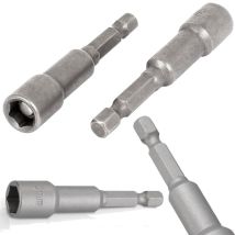 Inserto a bussola per viti esagonali 10 mm – Acciaio ad alta resistenza – Lunghezza 50 mm – Magnetico – ECEF