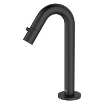 Essebagno - Indus Handwaschbecken In Schwarz Mit Kaltwasser