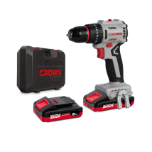 Crown Ct21145hmx-2 Bmc Avvitatore Con Percussione 20v 2 Batterie 2 Ah Valigetta