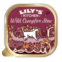 LK – Dog Campfire Stew 150g – Grain-Free Recipe with Venison, Pheasant & Salmon – Healthy Vegetables & Herbs