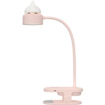Lampada Clip Flessibile Con Luce Notturna/con Batteria Ricaricabile Usb/luce Da Lettura A Led E Lampada Da Lettura - Rosa-rapanda