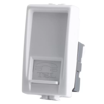Presa Telefonica RJ11 Bianca – SANDASDON – TOT523B – Installazione a incasso, compatibile con Bticino – 250 VAC, 10 A
