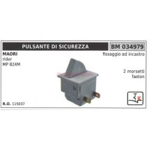Maori Sicherheitstaster Für Rider-motor Mp 824m 2 Faston-klemmen 034979