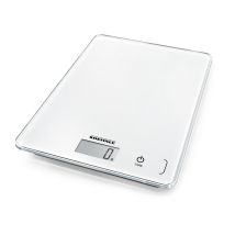 Küchenwaage Page Compact 300 Weiß, Digitale Küchenwaage Bis Zu 5 Kg Tragkraft, Waage Mit Leicht Ablesbarer Lcd-anzeige, Digitalwaage Mit 