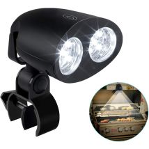 Luces Led Para Barbacoa, Rotación De 360 ​​grados, Iluminación Ajustable, 10 Luces Led Para Barbacoa, Sensible Al Tacto, Perfecta Resistencia Al Calor