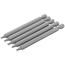 Bahco 1/4 Standard Schraubendreher Bits Für 6 Mm Sechskantschrauben Mit Kugelkopf 89 Mm - 2 Stk. Pro Blisterpackung
