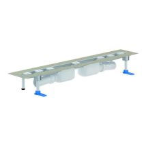 Caniveau De Douche Ceraline Plan 2 Caniveaux, F 1000mm, - Dallmer