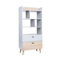 B-Ware Arthur Berndt Standregal Regal Kinderzimmer Aufbewahrung Lichtgrau Nagano Oak