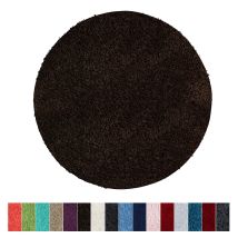 Tapis De Bain Sky Soft Polyester Marron 95 Cm De Diamètre