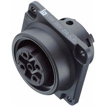 Rundstecker Schraubverriegelung IP65 Kabeldurchlass bis 16 mm 24-polig 8 Winkelstellungen BINDER