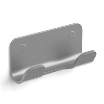 Lineabeta - Doppelter Kleiderbügel Saeta Aus Mattgrauem Aluminium