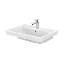 Toto – lavabo sospeso CF in ceramica bianca – 654 x 483 x 160 mm – smalto Cefiontect