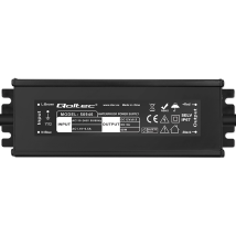 Fuente De Alimentación Conmutada Led Qoltec Ip67 60 W 12 V 5 A Resistente Al Agua Negra