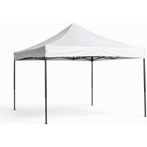 Gazebo Plegable 3x3 Metros, Cenador, Pergola, Carpas Para Exteriores Jardín, Terrazas, Camping Y Playa Patasnegras Blanca