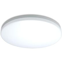 Shmshng - Lámpara De Techo Led De 12 W, 23 X 5 Cm, Ip44 Resistente Al Agua, Blanco Neutro 4000 K, Redonda, Para Baño, Dormitorio, Pasillo, Entrada Y 