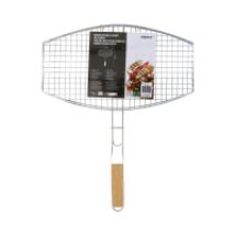Zubehör Für Kochgeräte Edco Double Grill Basket Verriegelung Holzgriff