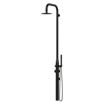 Douche Extérieure Murale En Acier Inoxyd Cm 183x6x40 Sined Doccia Pula Parete Nera