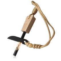 Campfeuer Feuerstahl Mit Messer, Notfallausrüstung, Survival Set, Feueranzünder Für Campingausflüge