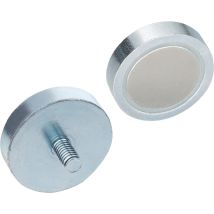 Ganter Haltemagnet Gn 50.3 D1 20 ± 0,1mm D2 M 6mm Neodym,eisen,bor Nd Ganter
